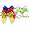 Wholesale good quality candy gift pre tied wire twist ribbon bow