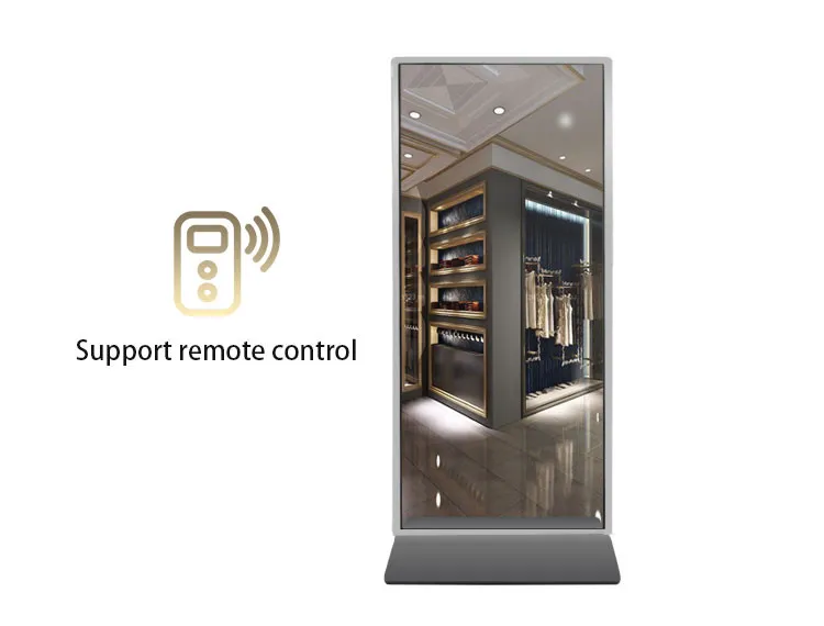 45 Inch Touch Screen Magic Mirror Digital Signage With Motion Sensor