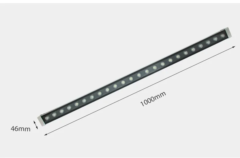 广东oem 新技术防水 24w led 洗墙灯条