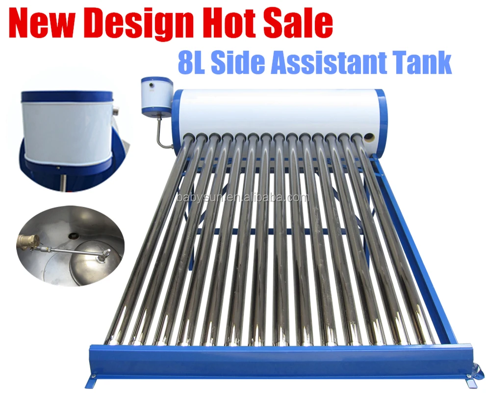 Termas Solar Water Heater Spare Parts 8l Side Assistant Tank For Peru