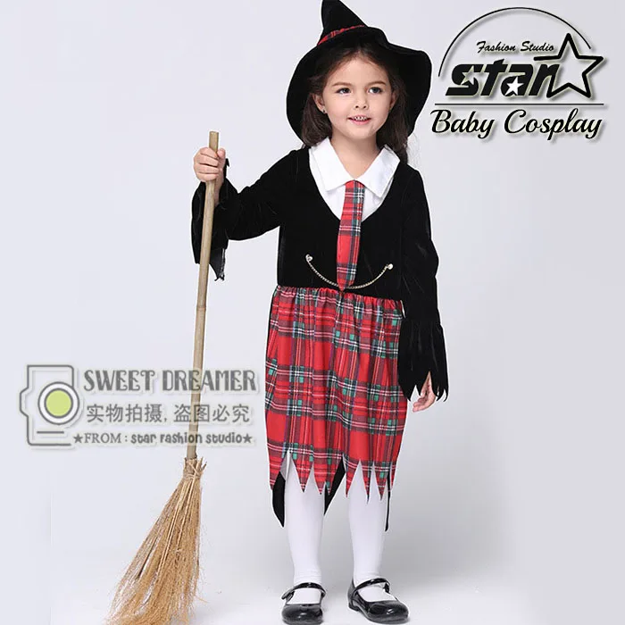 3 Pcs Sets Kids Magician Costumes Carnival Halloween font b Children b font Girls Cosplay Clothes