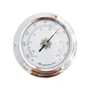 4 inch Sliver Bimetallic Home Room CE Spring Thermometer Hygrometer