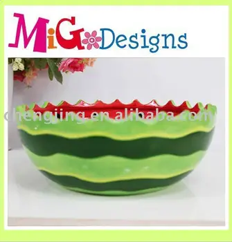 Green Large Decor Glazed Ceramic Watermelon Bowls - Buy Watermelon ... Green Large Decor Glazed Ceramic Watermelon Bowls - Buy Watermelon ...