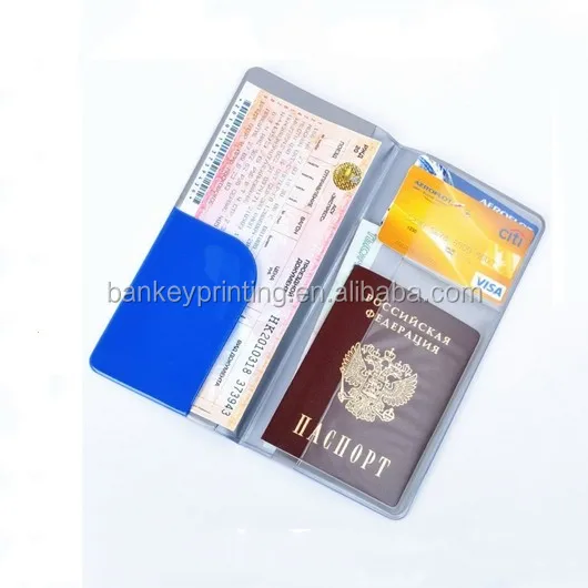 Airlines Ticket Holders Plastic Passport Cover Ticket Wallets Buy Travel Ticket Walletspvc 8935