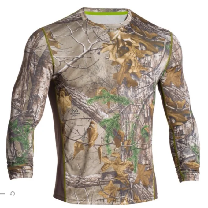 100% Merino Wool Camouflage Base Layer,Comfortable Hunting Apparel ...