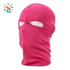 Factory Outdoor Full Cover 2 Hole Balaclava Face Mask Head Neck Cycling Bike Hijab Caps Pink Balaclava Tactical Cold Storage