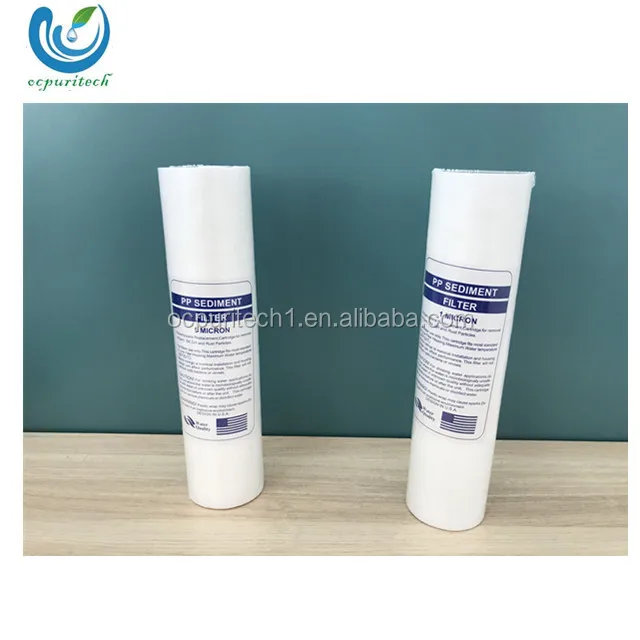 Top grade 10 inch melt blown PP sediment filter cartridge with 1 micron and 5 micron