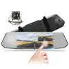 2019 NEW touch screen auto camera dvr front and rear dual lens dash cam car mirror camera pro 1080p