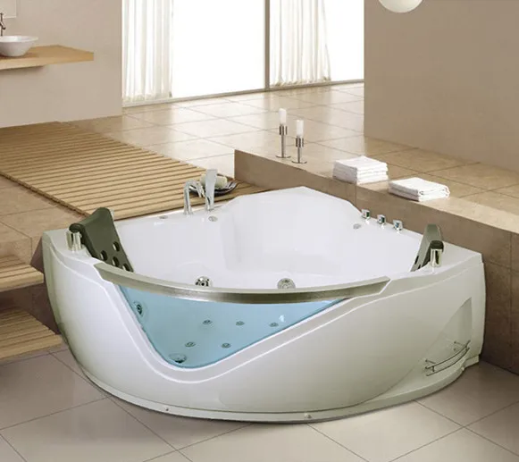 Hot sale corner massage bathtub whirlpool bathtub