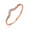 High quality jewelry cheap tiny single stand designs wedding bangle