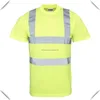 Performance dry fit High Visibility Mens High Vis T-Shirt custom wholesale with reflective tape bands Conforms to EN471: Class 2
