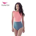 2016 Monokini Women Strapless High Neck Patchwork Sexy Swimsuit One Piece Swimwear Cut Out Crunch High