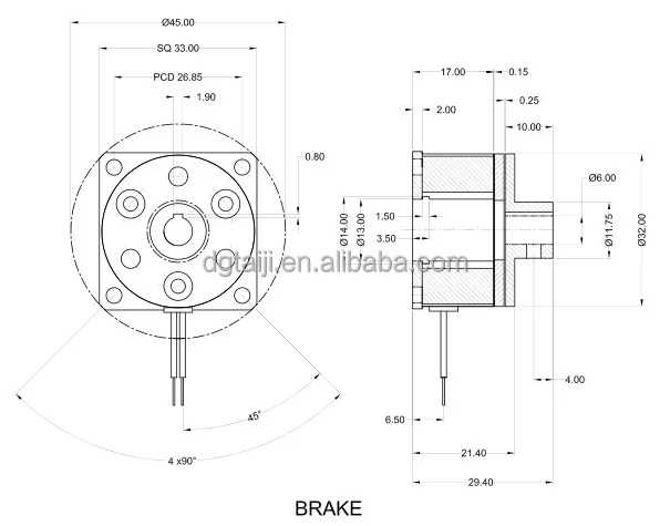 Micro magnetic brake from Taiwan technology