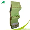 Four shelves cardboard drink display , retail beverage display rack , promotional beverage display stand