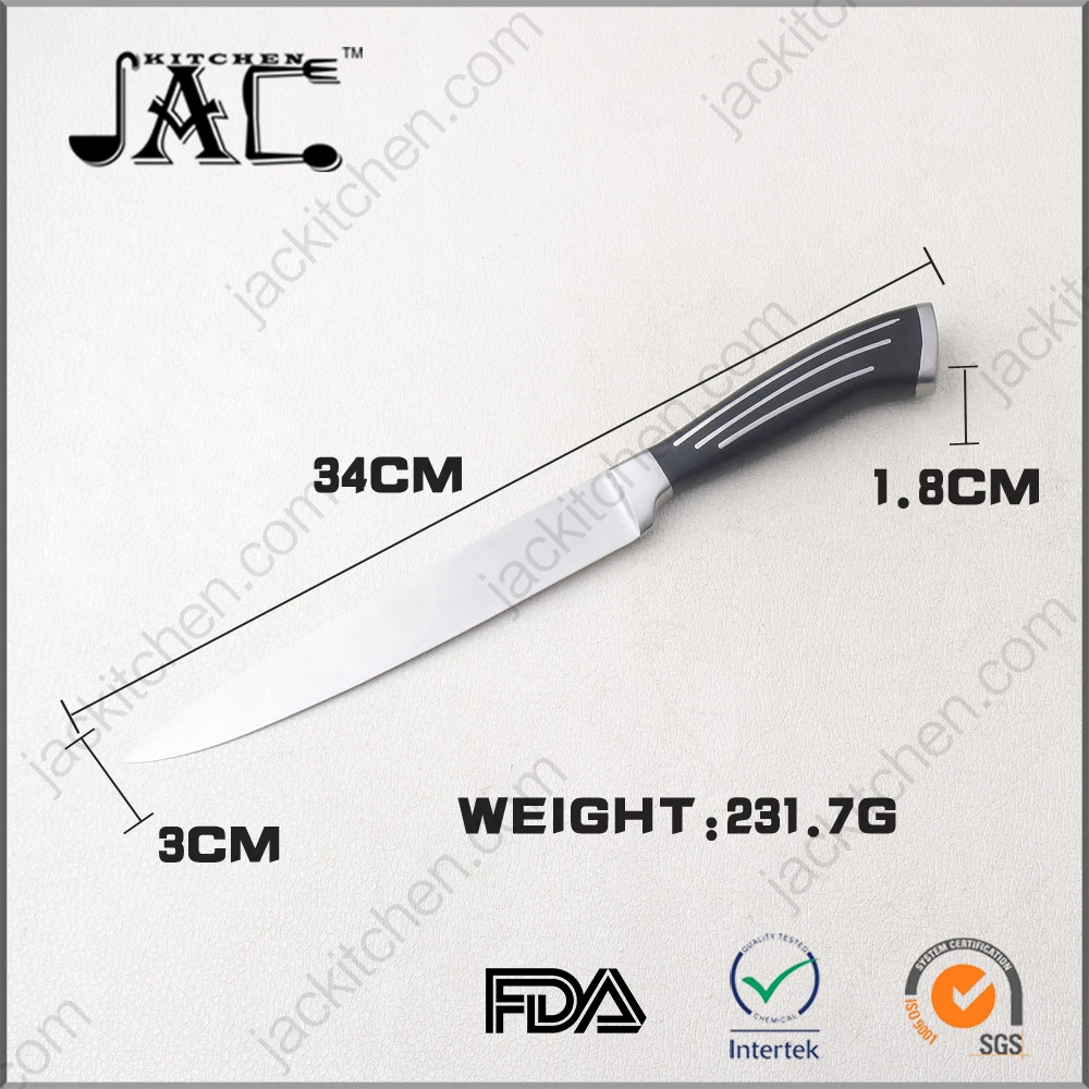 Eco-friendly Stainless Steel Kitchen Meat Carving Knife