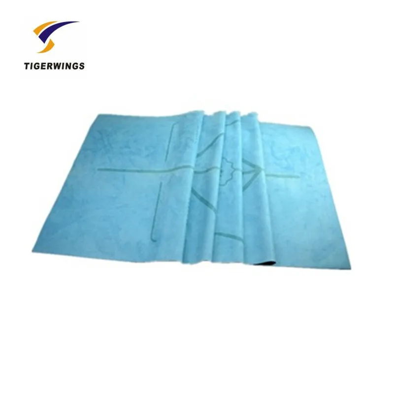 Tigerwings cheap folding custom photo print large yoga mat