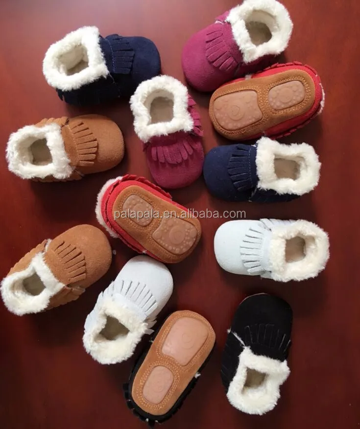 fringe baby shoes