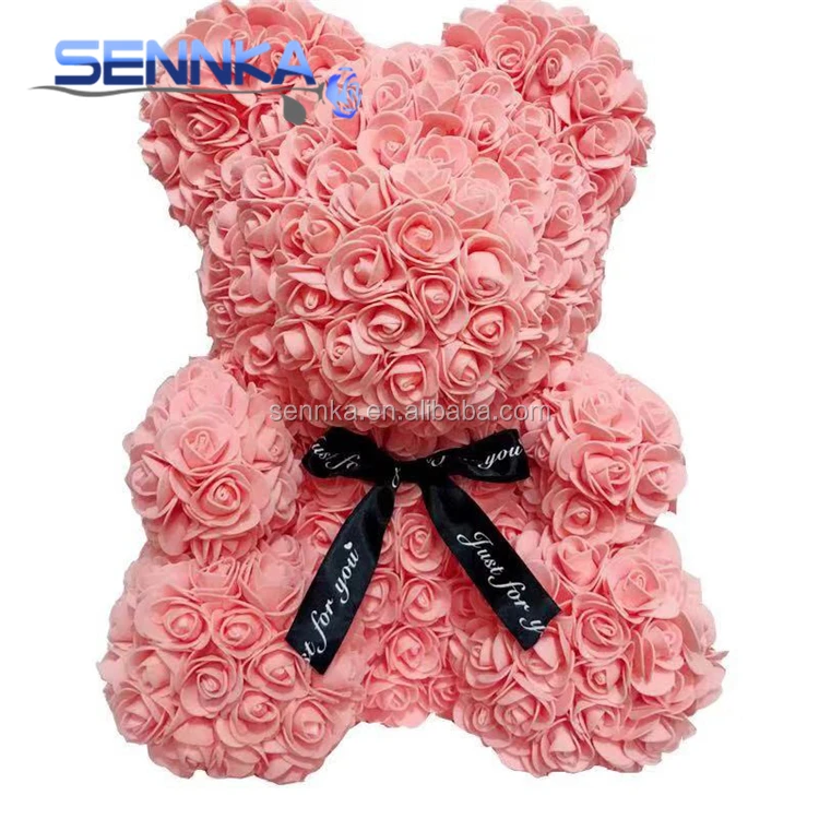 preserved rose teddy bear