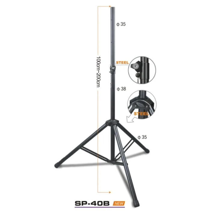 Kool Sound Outstanding On The Stage Tripod Pa Loud Speaker Stand Heavy