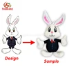 Dongguan customized made stuffed rabbit character plush doll toy maker