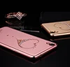 Luxury tpu plating mobile phone shell with a bit of drilling technology for iphone mobile phones