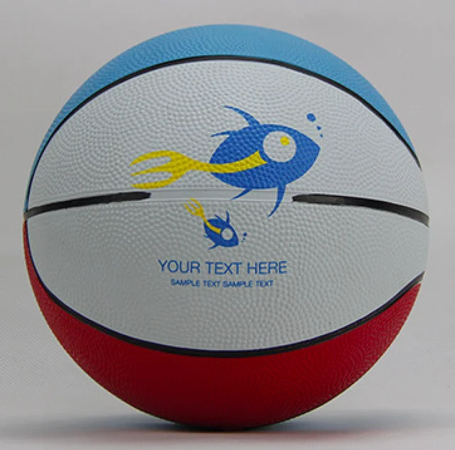 rubber colorful small retro basketball candy