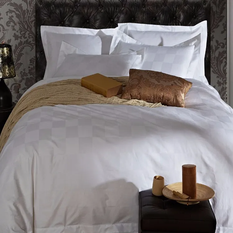 Alibaba Certified Hotel Comfort Bed Sheet Set White,Bulk White Hotel