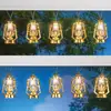 Solar Gold-Colored Lantern Light String