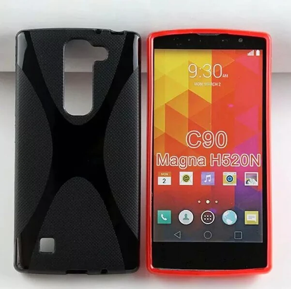 For LG magna H520N C90 MIx Colors X line TPU Soft Gel Case Cover