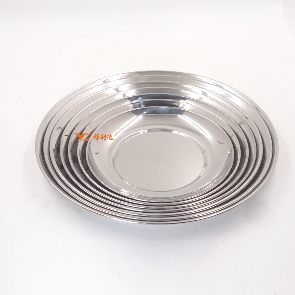 Cheap Wholesale Metal Dinner Plates Stainless Steel Dish For Sale Buy