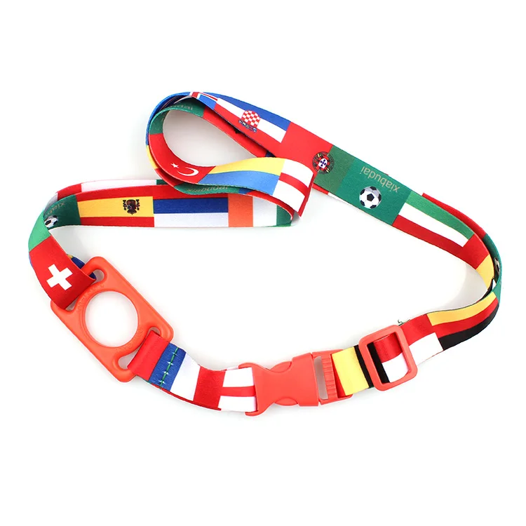 Portable Water Bottle Holder Lanyard With Adjustable Shoulder Strap For