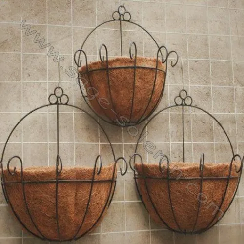 Half Round Wall Basket Coco Liner Buy Half Round Wall Basket Coco