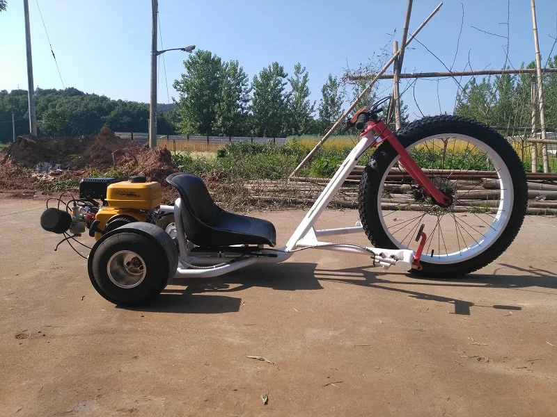 2016 "h"shape Rbphdr168w Racing Drift Trike Motorized,428 Gear Wet