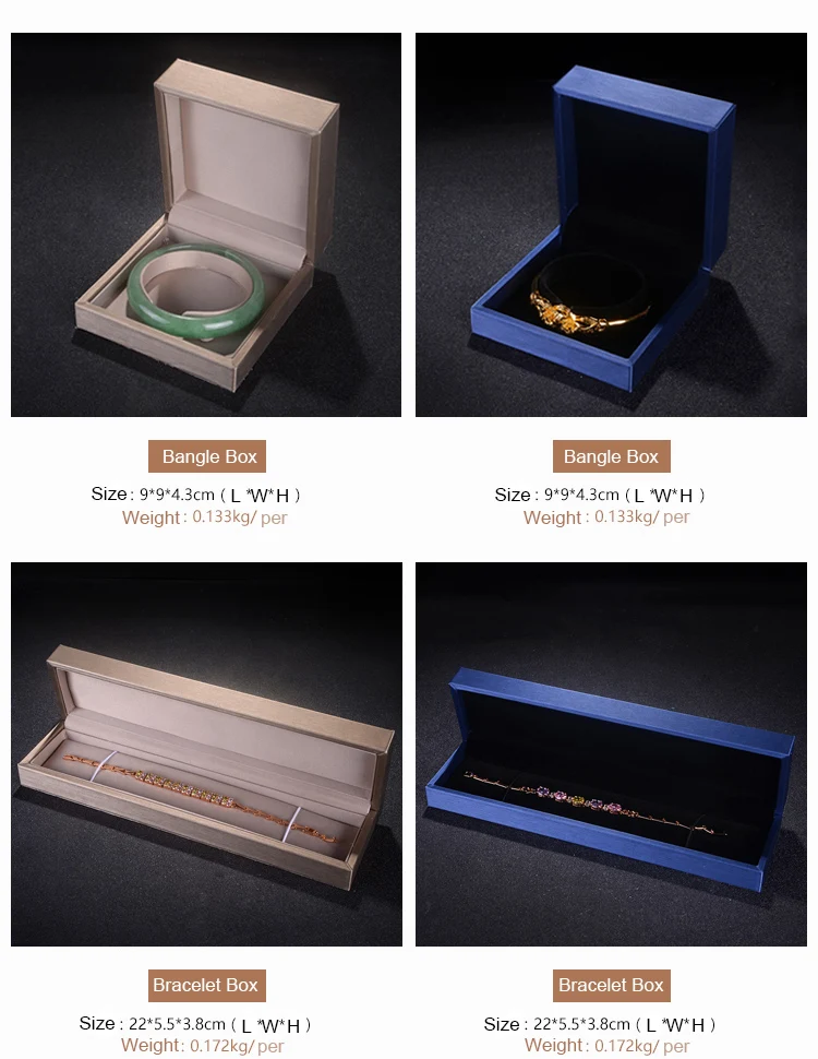 Custom Luxury PU Leather Jewelry Box Sets Jewelry Gift Ring Pendant Packaging
