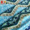 2019 hot selling blue red geometric pattern print 100% cotton knitted hosiery plain underwear fabric