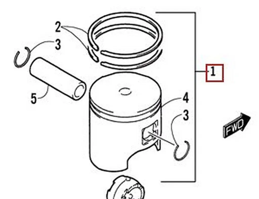 Piston Ring For Yamaha TW200 TW 200 1988-2015 STD Standard Bore Size 67mm