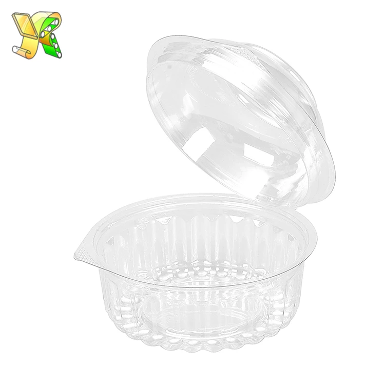 Disposable plastic food packaging storage container box