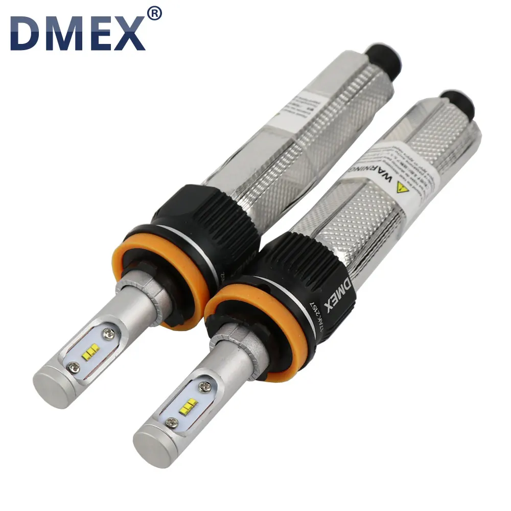 DMEX Canbus LED HeadLight Luxeon ZES 50W 8000LM D5X H4 H7 H11 H12 9005 9006 9012 H13 LED Headlight H7