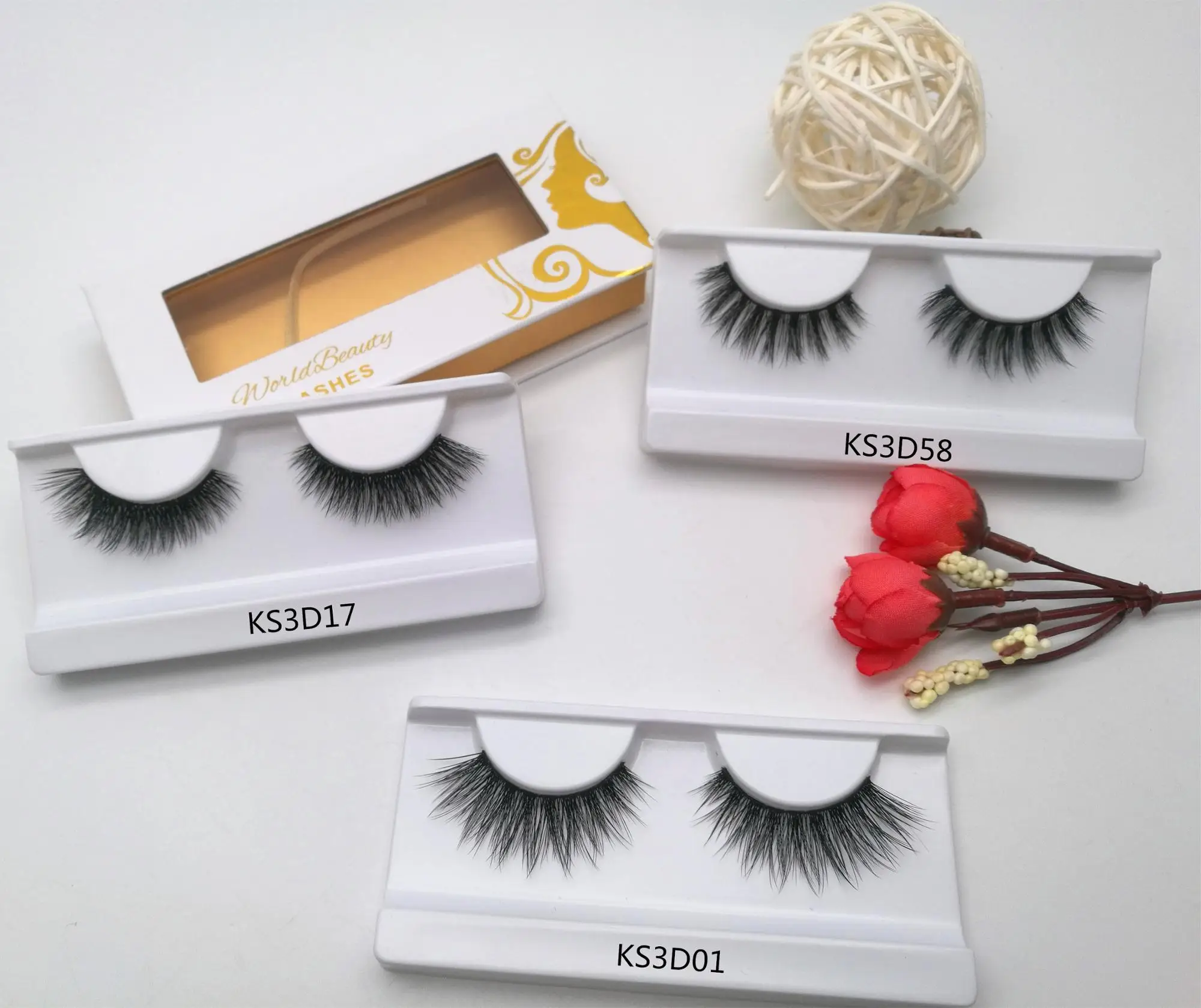 Large Cost Effective Offer False Eyelashes Wholesale 3d Faux Eyelashes