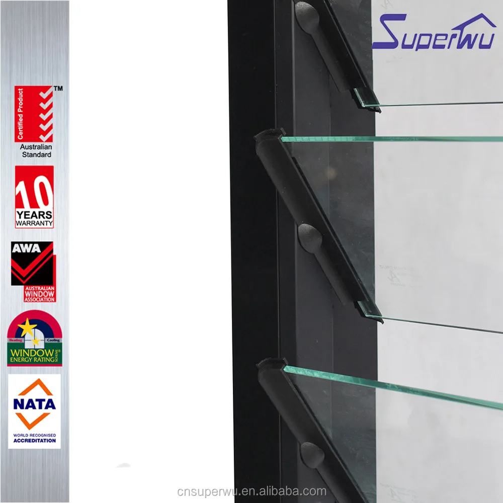 AS2047 certificates aluminum louver windows low price of aluminum profile blade louver windows wholesale