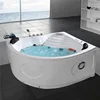 With shower Low Price 2 person corner whirlpool tub acrylic massage bathtub