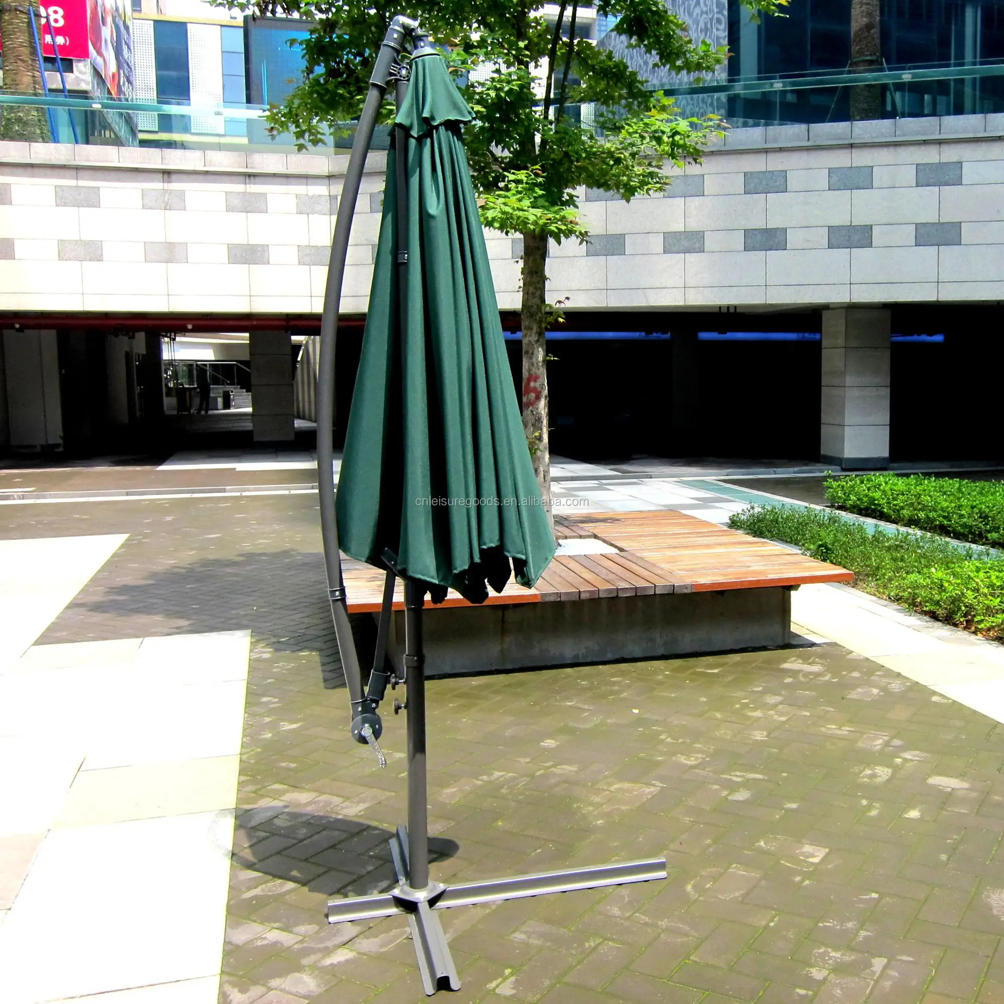 side pole garden umbrella