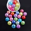 Colorful Mix Color New Acrylic AB Crackle Beads for Kids Chunky Beaded Necklace Jewelry 12mm 16mm 20mm