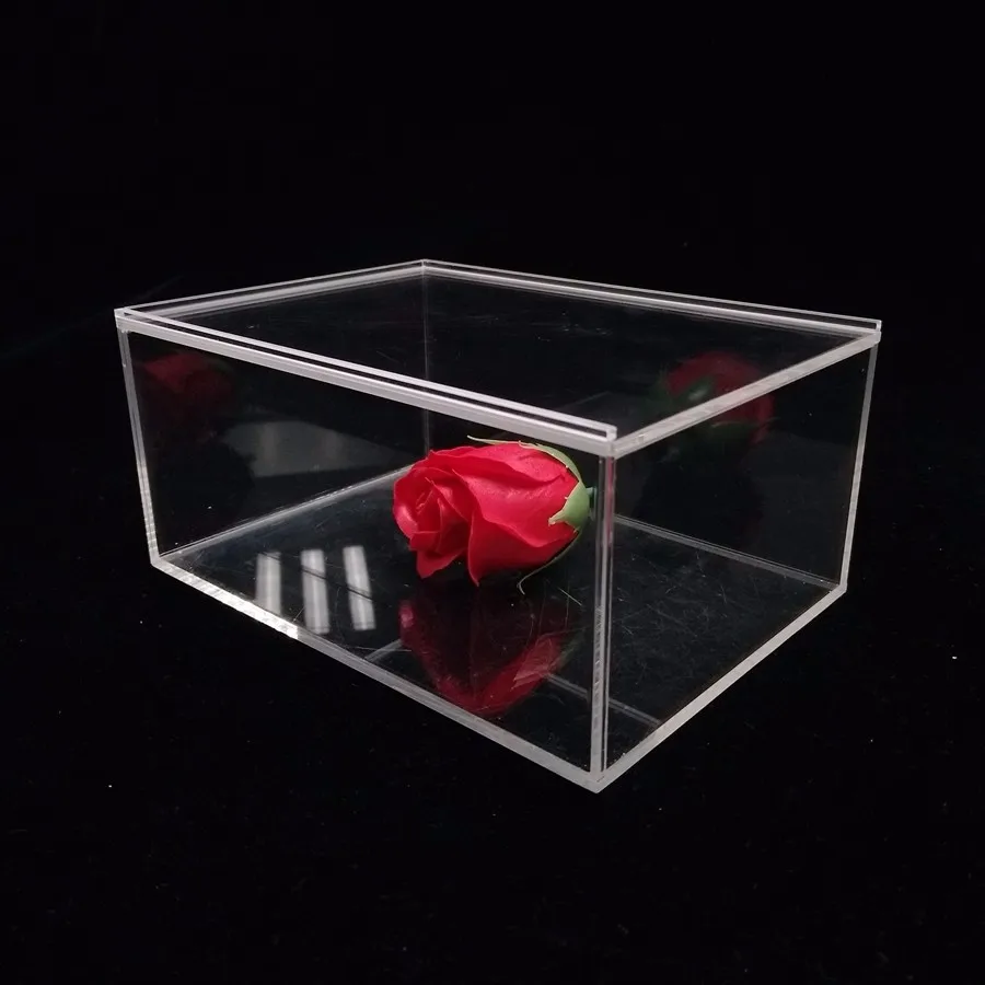 High Quality Acrylic Storage Box With Sliding Lid,Clear Acrylic Sliding