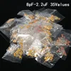 700Pcs/lot 35 Values Each 20Pcs 8pF~2.2uF DIP Multilayer Ceramic Capacitors Assortment Kit samples