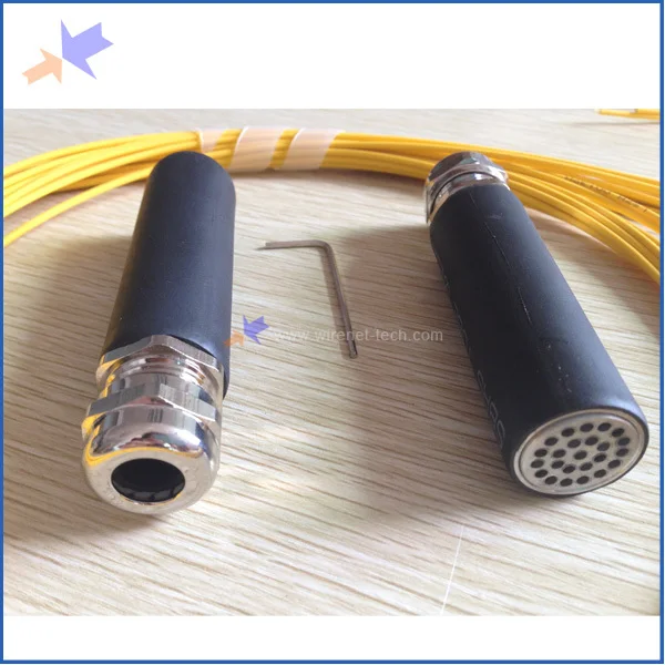 12 Core Fiber Optic 0.6x4.9 Hole Indoor Outdoor Buffer Tube Fanout Kit