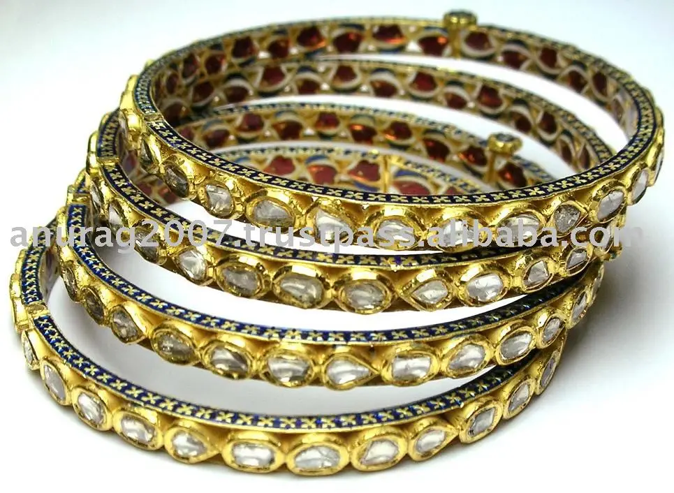 kundan meena bangles