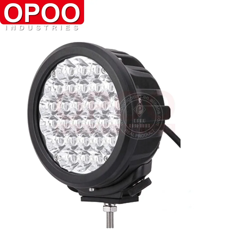 Black/ Red color IP68 7inch 140w great white round led driving light with spot light