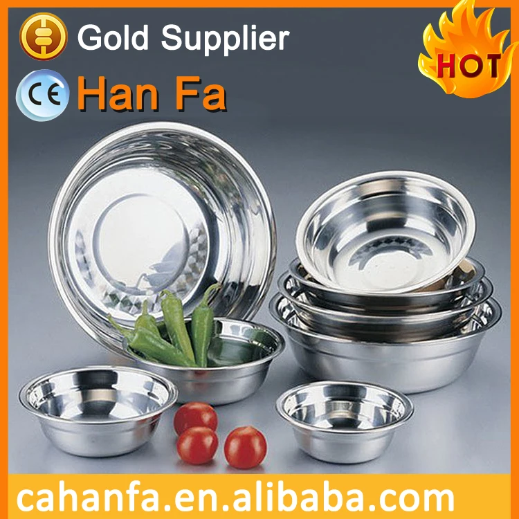 Stainless Steel Deep Mixing Salad Bowl Different Sizes Salad Bakeware FA Stainless Steel Deep Mixing Salad Bowl Different Sizes Salad Bakeware FA