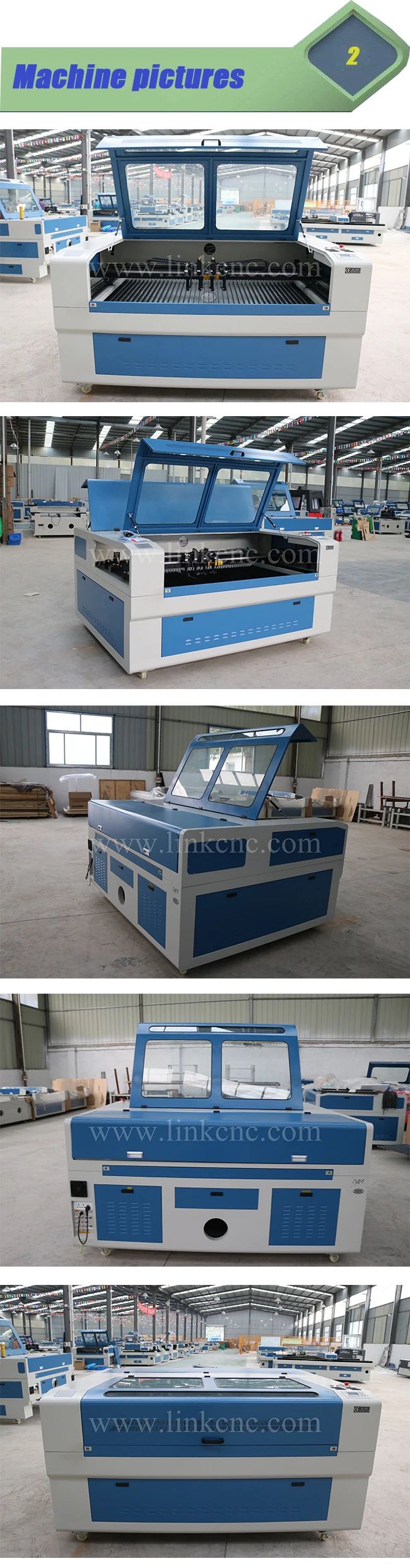 Great selling 1390 1610 wood acrylic four heads laser engraving cutting machine